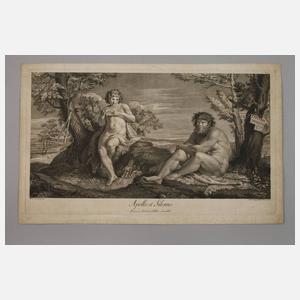 Domenico Cunego, "Apoll und Silen"