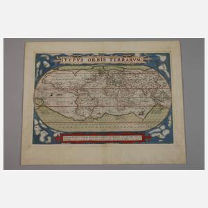 Franz Hogenberg, Weltkarte