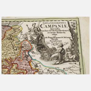 Johann Baptist Homann, Kupferstichkarte Champagne