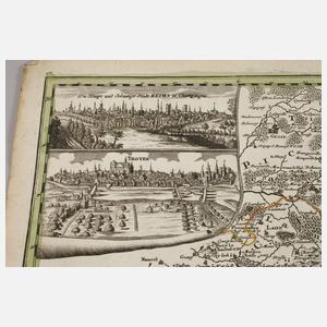 Johann Baptist Homann, Kupferstichkarte Champagne