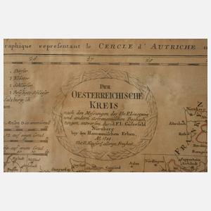 Homanns Erben, Karte "Der österreichische Kreis"