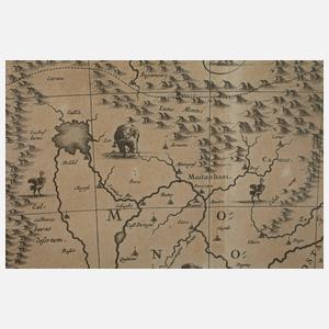 John Ogilby, Karte südlicher Teil von Afrika