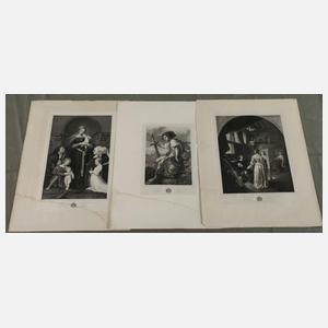 Großes Konvolut Galeriestiche