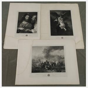 Großes Konvolut Galeriestiche