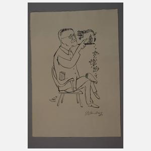 Herbert Sandberg, Paar Graphiken Bertolt Brecht