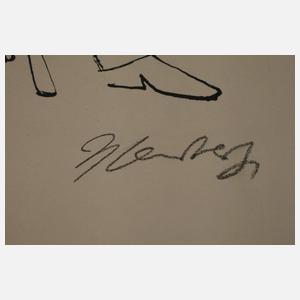 Herbert Sandberg, Paar Graphiken Bertolt Brecht