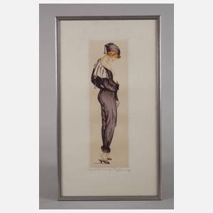 Max Brüning, "Der violette Pyjama"