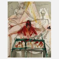 Salvador Dali, Die Karten sagen Carmens Tod voraus111