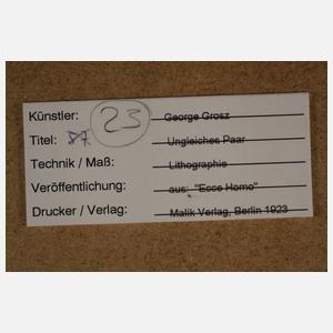 George Grosz, Ungleiches Paar