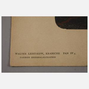 Walter Leistikow, "Kraniche"