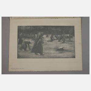 Prof. Max Liebermann, "Holzsuchende Frauen"