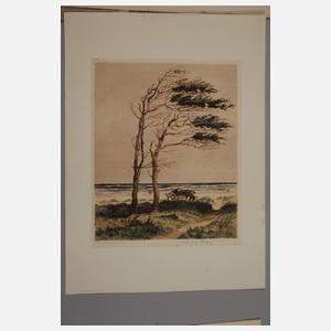 Ulrich Sager, Paar Radierungen Ostsee