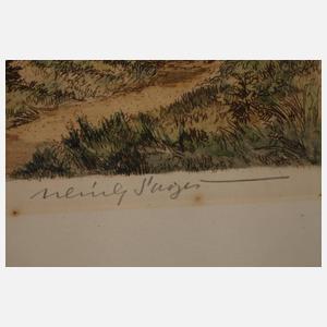 Ulrich Sager, Paar Radierungen Ostsee