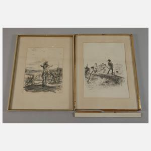 Max Slevogt, Konvolut zu Lederstrumpf-Erzählungen