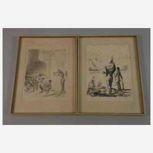 Max Slevogt, Konvolut zu Lederstrumpf-Erzählungen