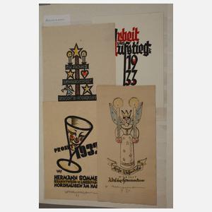 Sammlung Neujahrsgraphiken