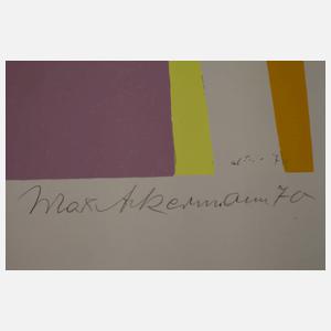 Prof. Max Ackermann, Komposition