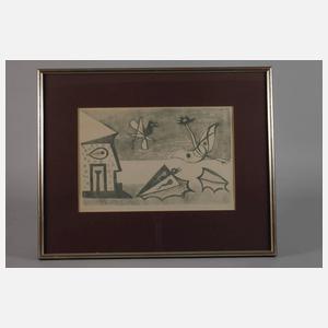 Werner Gilles, Tiere am Strand