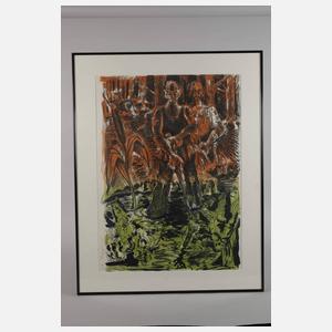 Prof. Jörg Immendorff, "Versuch, Adler zu werden"