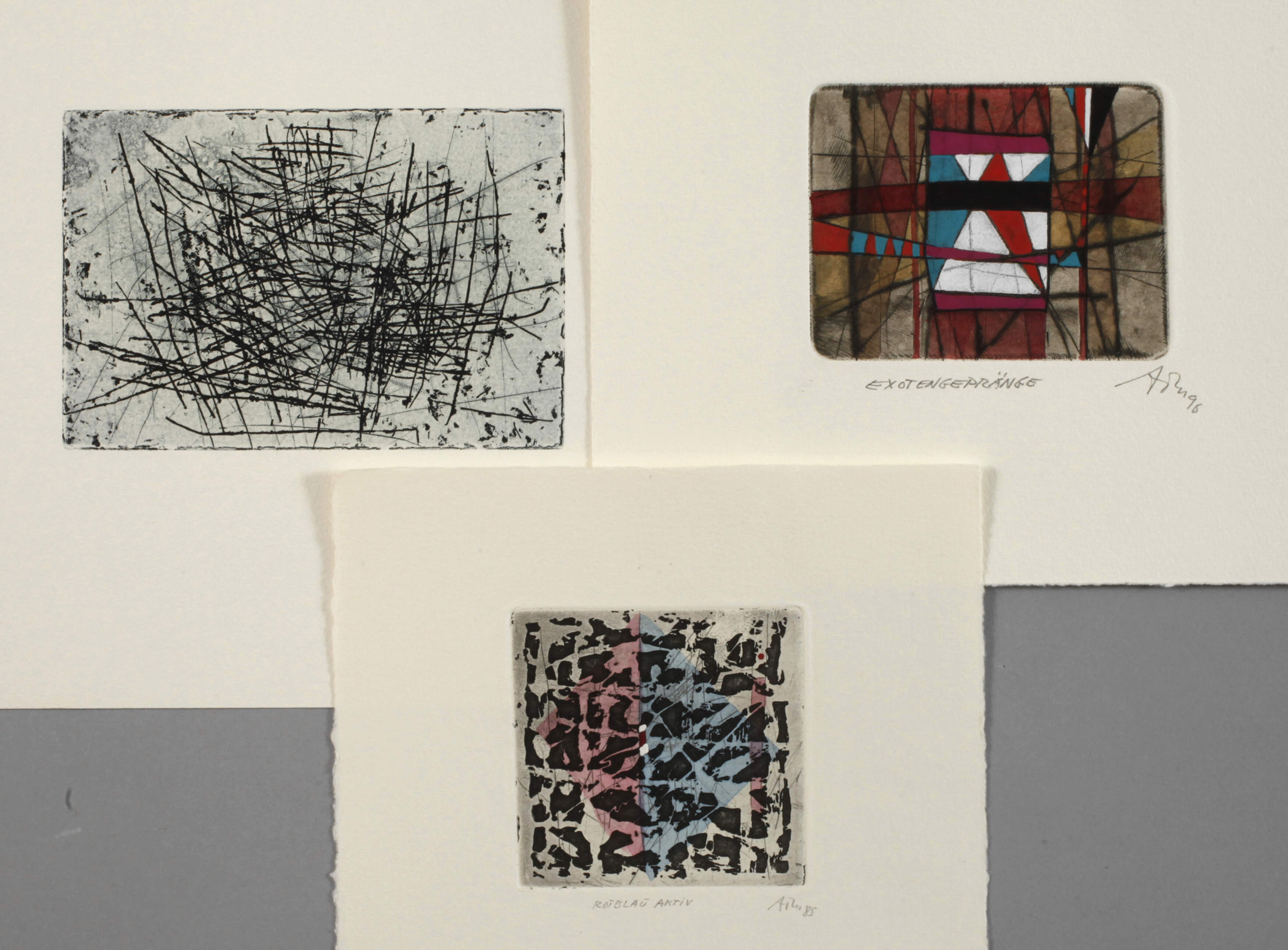 Alfred Traugott Mörstedt, Drei Graphiken