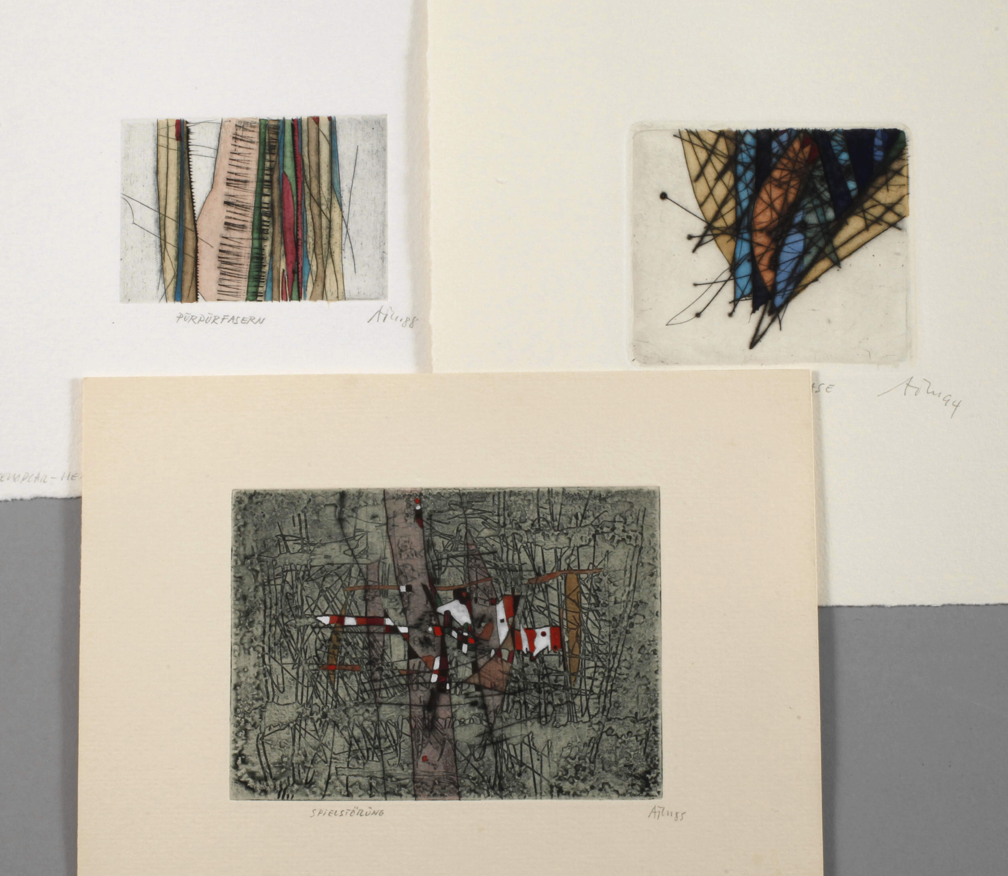 Alfred Traugott Mörstedt, Drei Graphiken