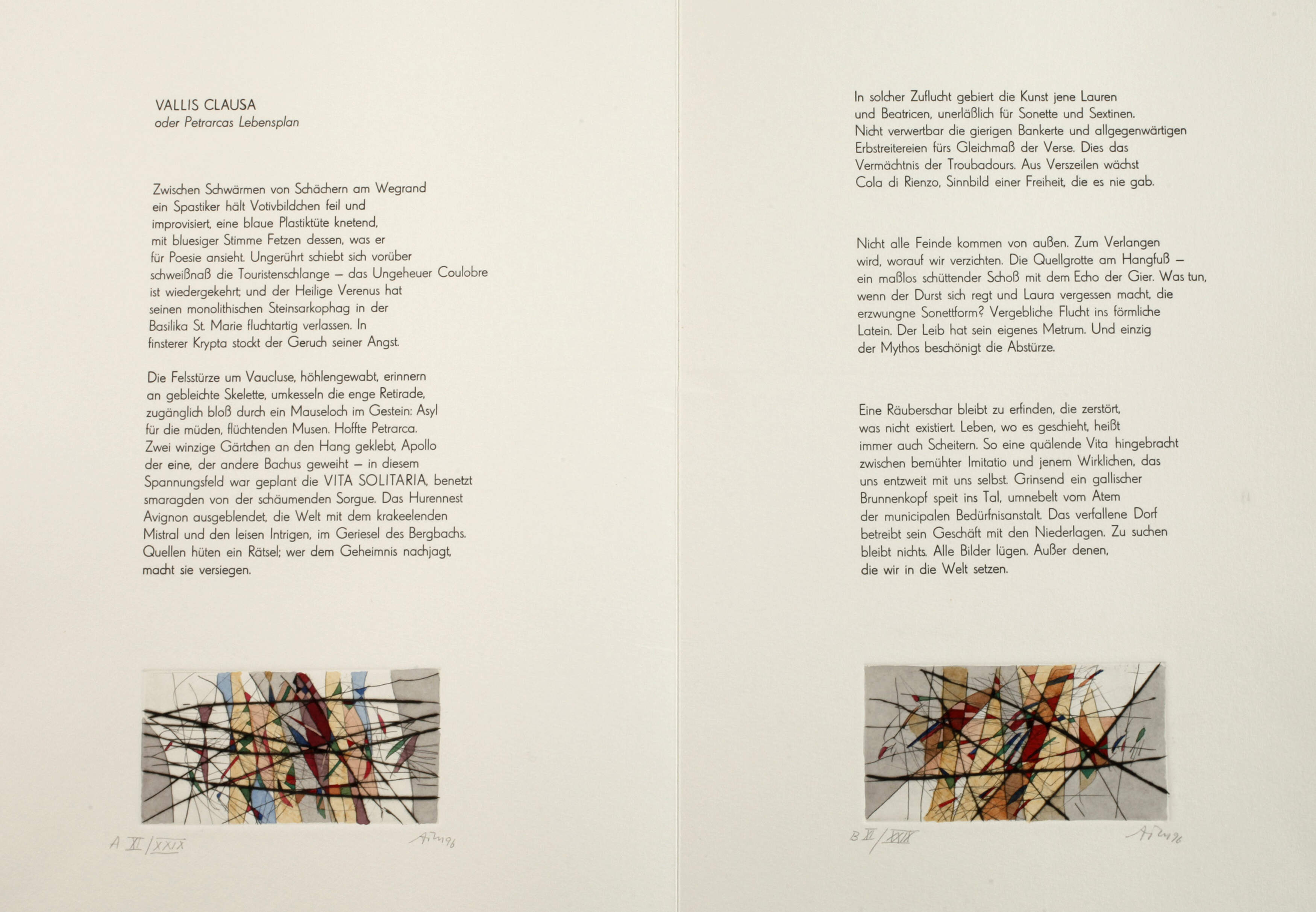 Alfred Traugott Mörstedt, Rad. zu "Vallis Clausa"