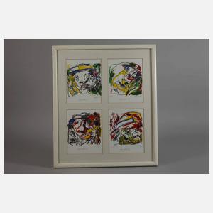 Cäsar Radetzky, Vier expressive Portraits