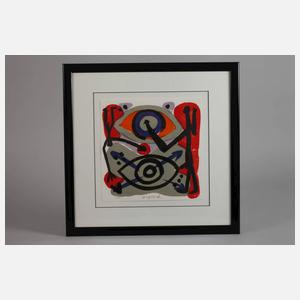 A. R. Penck, Blatt aus der Kopenhagen-Suite II