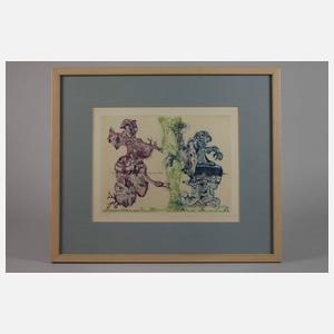 Bernard Schultze, "Adam und Eva im Migof-Paradies"