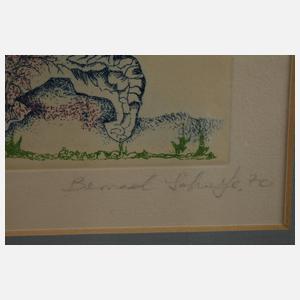 Bernard Schultze, "Adam und Eva im Migof-Paradies"