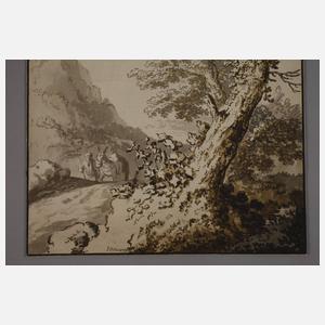 Jakob Philipp Hackert, Alter Baum am Wegesrand