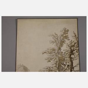 Jakob Philipp Hackert, Alter Baum am Wegesrand