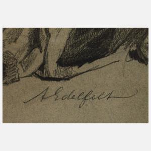 Albert Edelfelt, Liegender