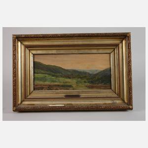 Prof. Carl Irmer, attr., Mittelgebirgslandschaft