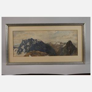 Josef Adolf Lang, attr., Zwei Gebirgslandschaften