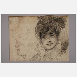 Prof. Bruno Piglhein, Damenportrait