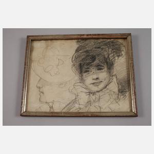 Prof. Bruno Piglhein, Damenportrait