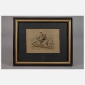 Wassili Wereschtschagin, attr., Reitender Kosake