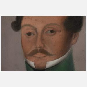 Biedermeierportrait, Oberförster Wilhelm Drechsler (Bebra)