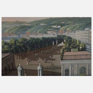 Die Gärten der Villa Reale in Neapel