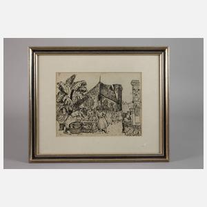 Béla Kádár, Auf dem Wochenmarkt