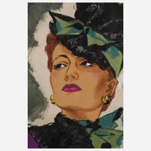 Irena von Rügen, Dame mit lila Kleid