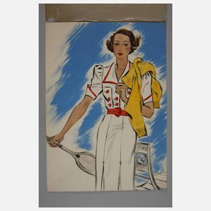 Irena von Rügen, Dame in Tennismontur