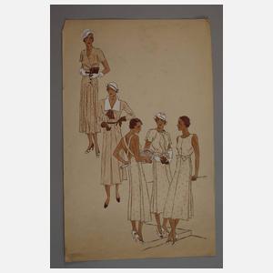 Irena von Rügen, attraktives Konvolut Skizzen u.a.