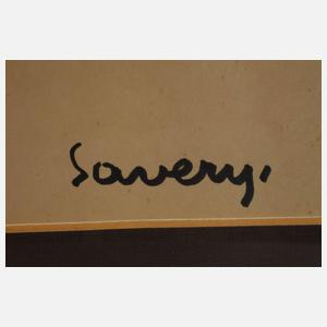 Prof. Albert Saverys, Mediterrane Dorfansicht