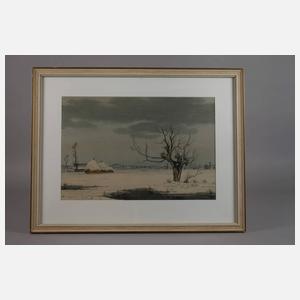 Hans Schiel, "Winter in der Altmark"