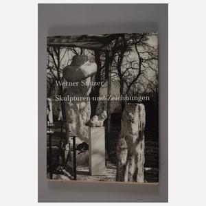 Werner Stötzer, Buch mit aquarellierter Zeichnung