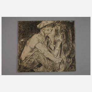 Jan Toorop, attr., Bergarbeiter