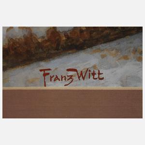 Franz Witt, Soldatenlager am Wald