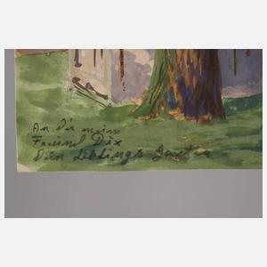 Alexander Wolfgang, Im Garten von Otto Dix